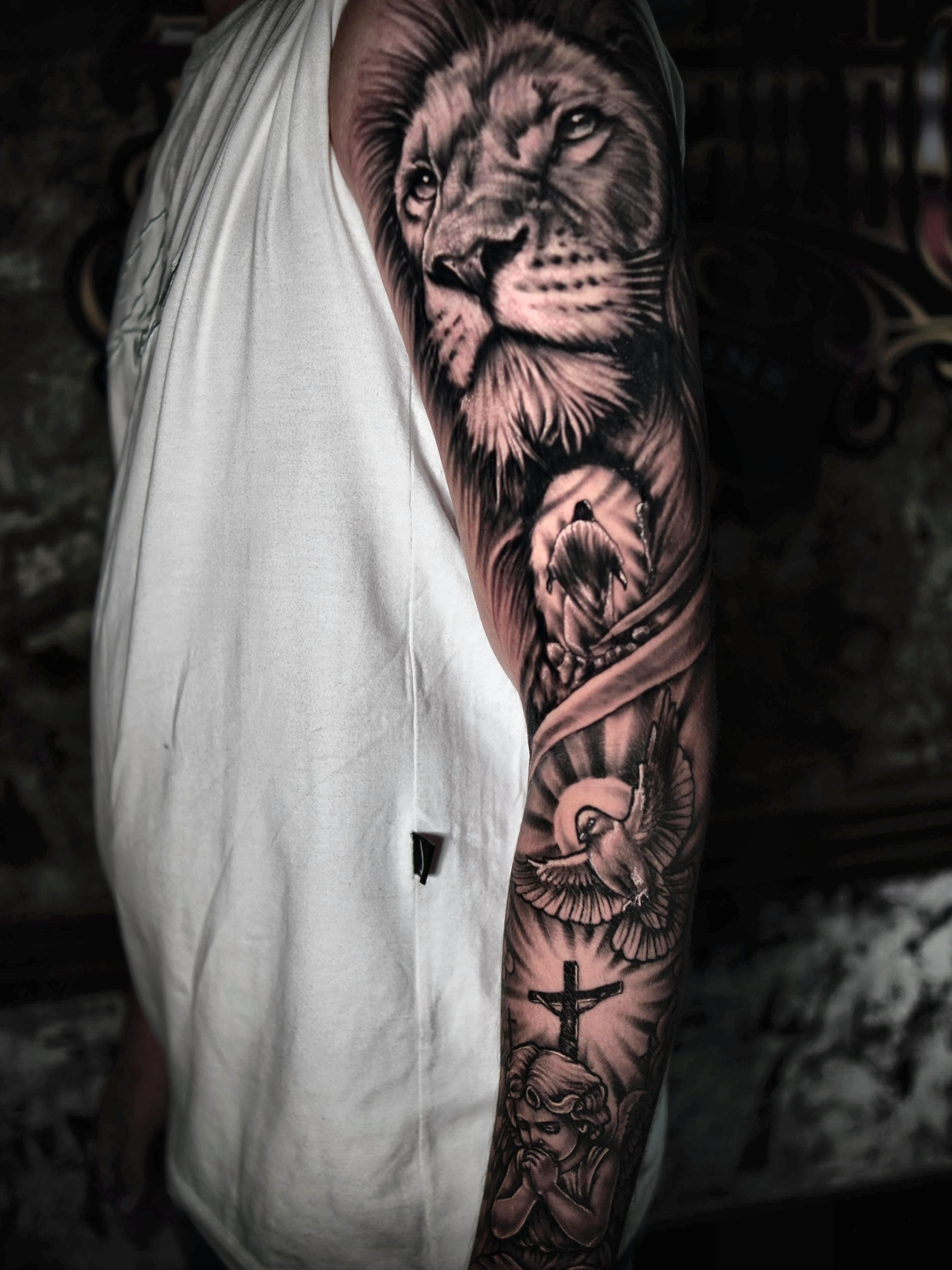 Tatuagem feita por Sergio Pereira